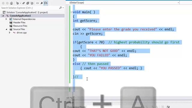 Auto Indenting Code in Visual Studio 2012 смотреть онлайн