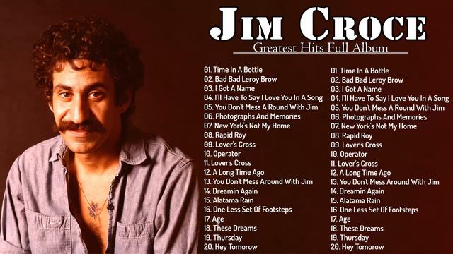 Jim Croce Greatest Hits Full Album - Jim Croce Best Songs - Jim Croce Playlist 2021