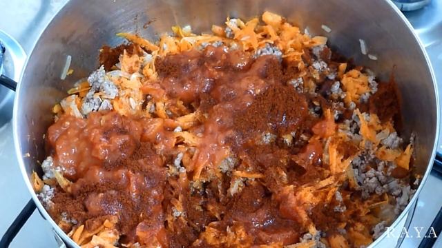 Гречка с фаршем - Buckwheat with minced meat смотреть онлайн