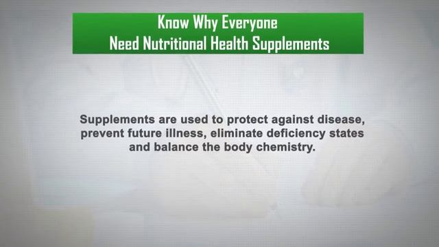 Health - What You Need to Know About Supplements смотреть онлайн