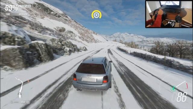 Drift with AUDI RS 4 2001 | Forza Horizon 4 | Logitech G29 | 4K смотреть онлайн