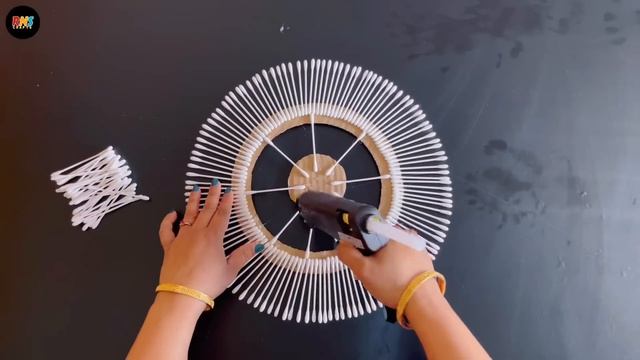Beautiful Wall Hanging Using Cotton Earbuds / Paper Crafts For Home Decoration / DIY Wall Decor смотреть онлайн