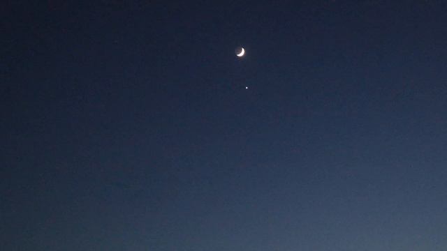 Луна и Венера сблизились 23 мая 2023 года смотреть онлайн