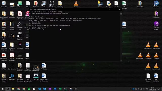 How to Stream Youtube Videos using Python 3 (TUTORIAL) смотреть онлайн