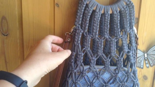 Эксклюзивная #Авоська без крючка и спиц #Макраме #Пряжа трикотажная 133 руб ? #донышки 87р? #TDEKOR