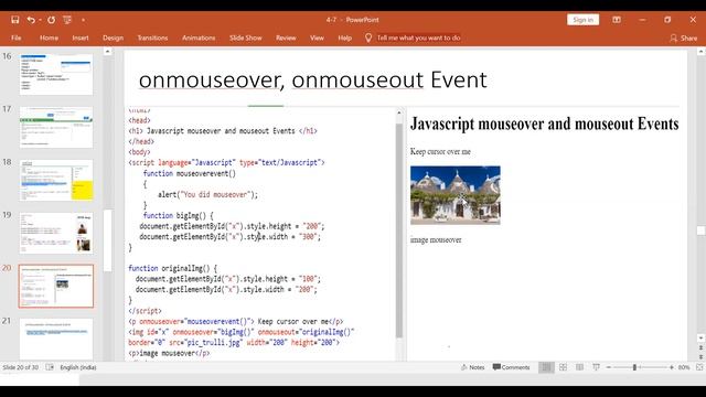 Javascript Events, Arrays with examples смотреть онлайн