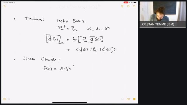 Lecture 6.2 - Quantum Feature Spaces and Kernels смотреть онлайн