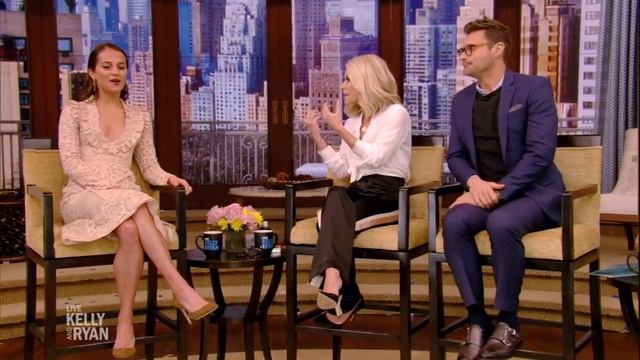 Alicia Vikander Teaches Kelly & Ryan Swedish Phrases