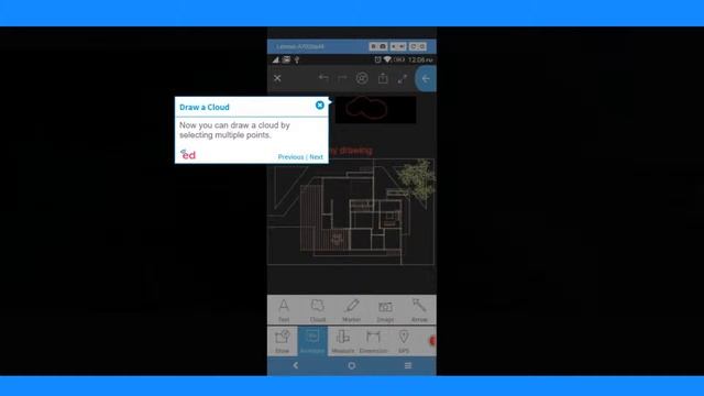 Annotate text, cloud, image, arrow using autocad 360 mobile app смотреть онлайн