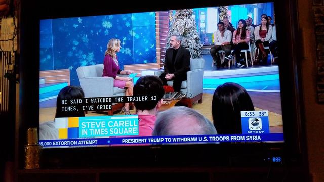 Pamela in Good morning America with Steve Carell смотреть онлайн