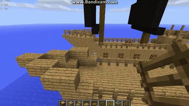 Как построить небольшой корабль в Minecraft 1.5.2 смотреть онлайн