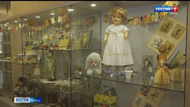 Вспомнить детство и поностальгировать можно на выставке "Игрушки маленьких омичей" смотреть онлайн
