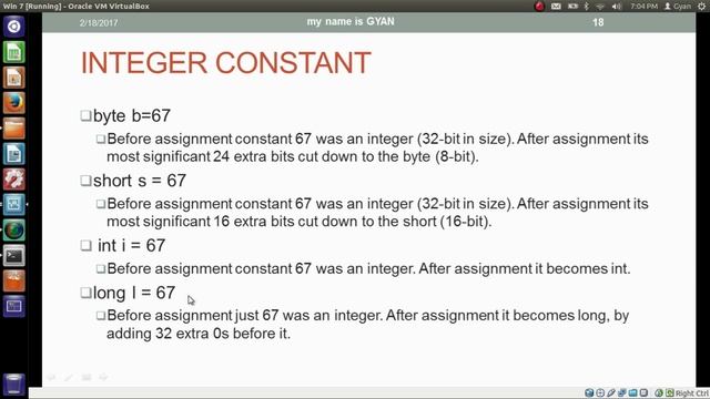 Integers in Java | Part 4 | 32-bit (int) & 64-bit (long) Integer Constants (Literals) смотреть онлайн