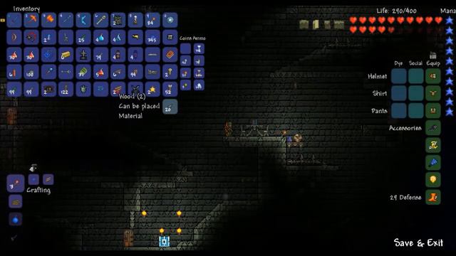 Terraria 1.2 (blind) part 41: STUPID SKELETONS смотреть онлайн