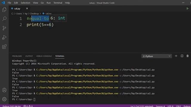 Operators in Python in Hindi|Comparison Operators in Python|Python Tutorial for Beginners. смотреть онлайн