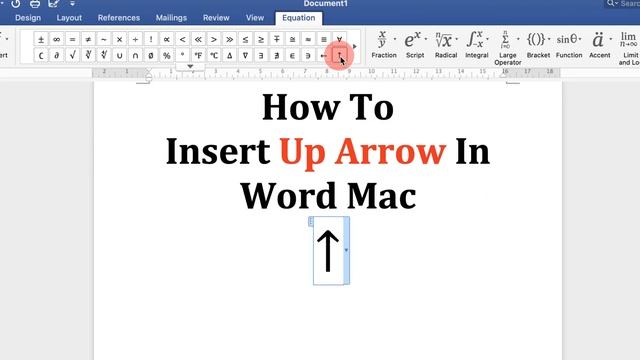 How To Insert Up Arrow In Word Mac - [ ↑ ] смотреть онлайн