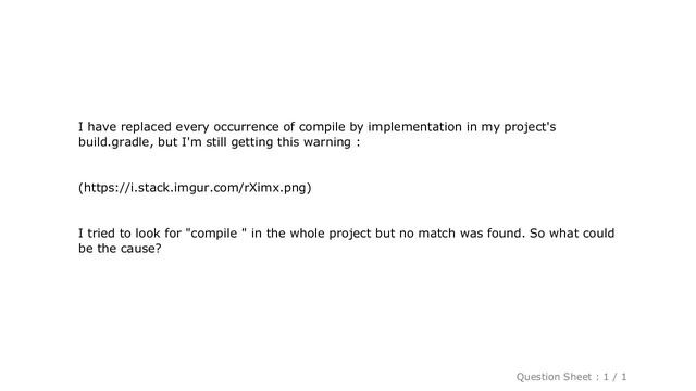 Android : Still getting warning : Configuration 'compile' is obsolete and has been replaced with 'i смотреть онлайн