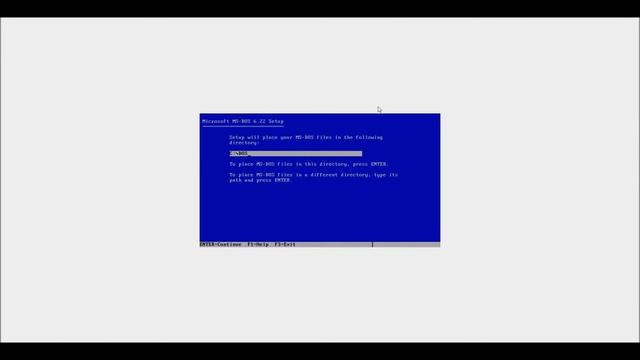 MS DOS 6.22 Install Tutorial (Remake) смотреть онлайн