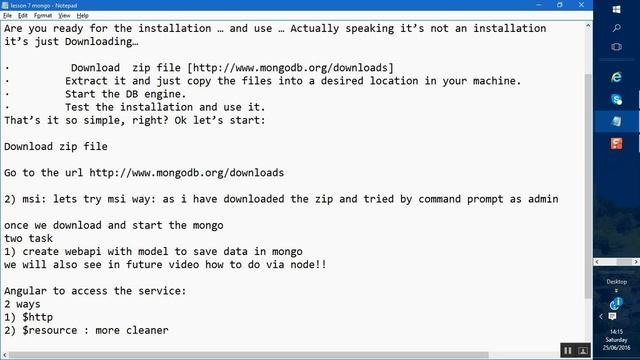 mongo installation some angular fundamentals for accessing services смотреть онлайн