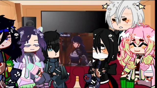 ⋆₊˚ ?:hashiras react to nezuko as raiden Ei//parte 1/1 смотреть онлайн