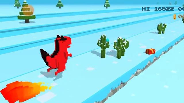 Гугл динозаврик 3D от Хауди Хо смотреть онлайн