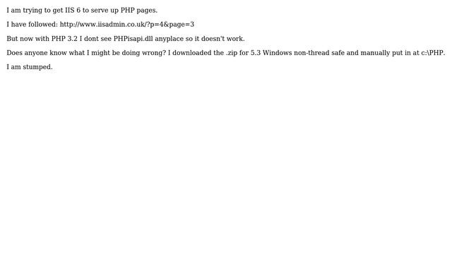 DevOps & SysAdmins: IIS 6 and PHP on Windows Server 2003 R2 32-bit (2 Solutions!!) смотреть онлайн