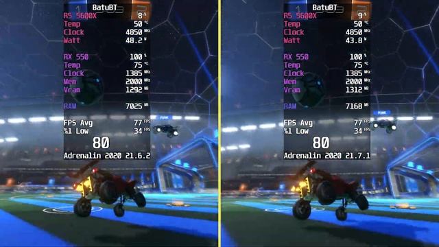 AMD RADEON DRIVER | 21.6.2 vs 21.7.1 смотреть онлайн