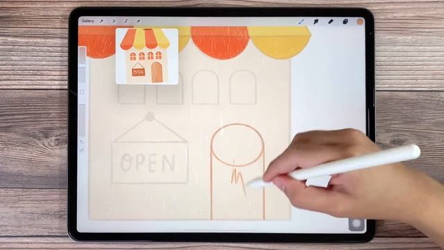 How I Use Procreate | Sketching Pencil Brush Demo смотреть онлайн