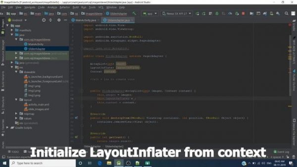 Automatic Image Slider In Android app (Android Studio + Java)