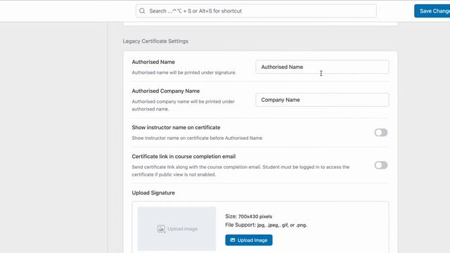 Tutor LMS Settings: Certificate смотреть онлайн