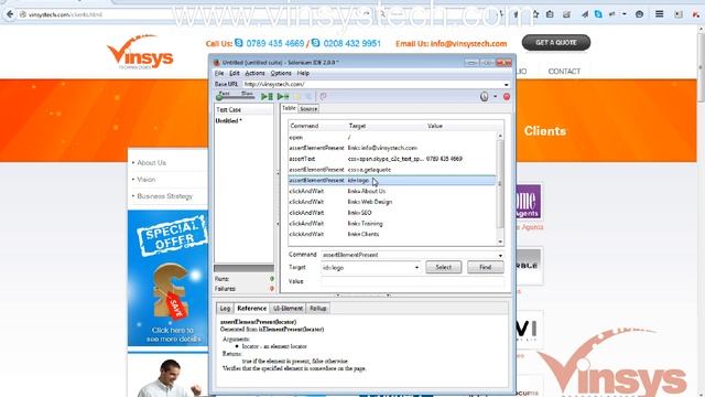 How to assert / verify the html elements in Selenium IDE смотреть онлайн