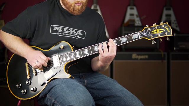 SOLD - Gibson Les Paul Custom 1968 VOS Ebony - #51268 смотреть онлайн