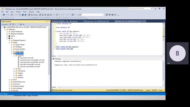 SQL SERVER2019 – Day 1 Create DB and Table and working with them смотреть онлайн