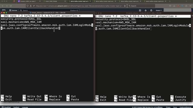 AWS msk kafka tutorial | Access IAM authentication смотреть онлайн