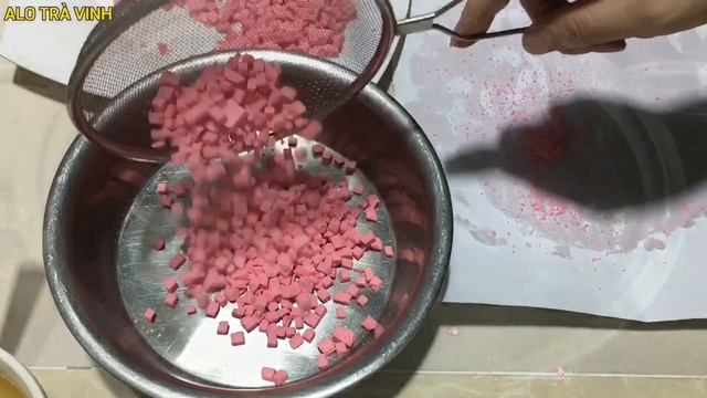 Nếu Có Bột Năng Làm Ngay HẠT LỰU để Uống Hoặc Nấu Chè Rất Là Ngon- With Tapioca