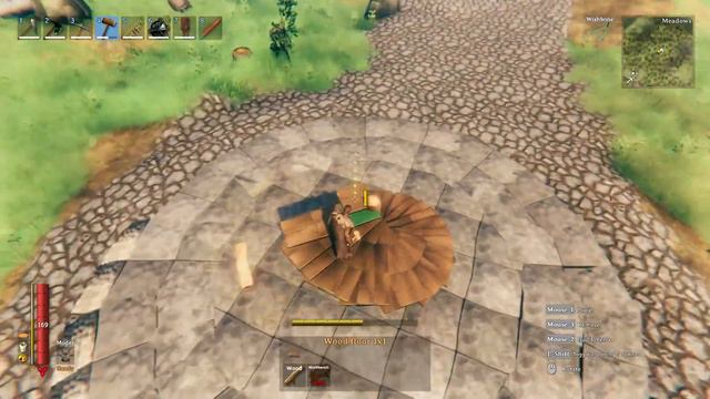Valheim How To Build | BEAUTIFUL Spiral Staircase In 6 Minutes