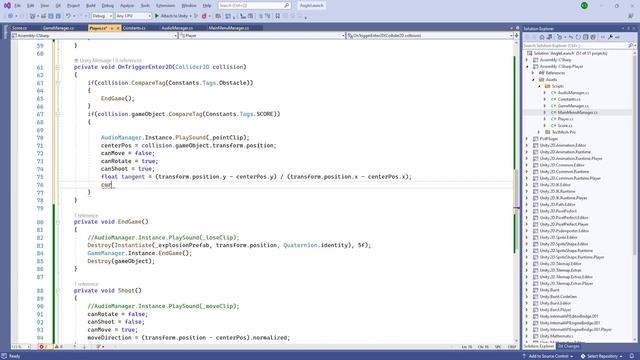 Unity Simple Hyper Casual Game Tutorial - Angle Launch смотреть онлайн