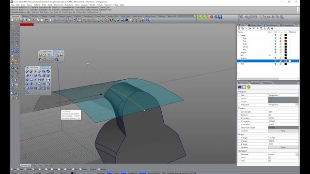 Rhinoceros. Modeling. Flatiron. Part 3 (RUS) смотреть онлайн