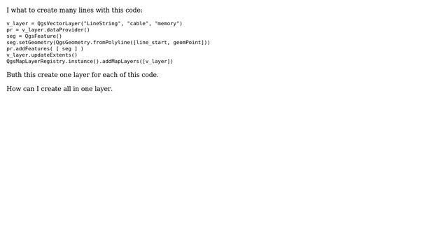 GIS: Make many lines in one layer (Python) смотреть онлайн