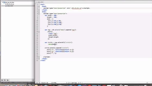 the joy of d3.js : commit 02 : DrawingCircle смотреть онлайн