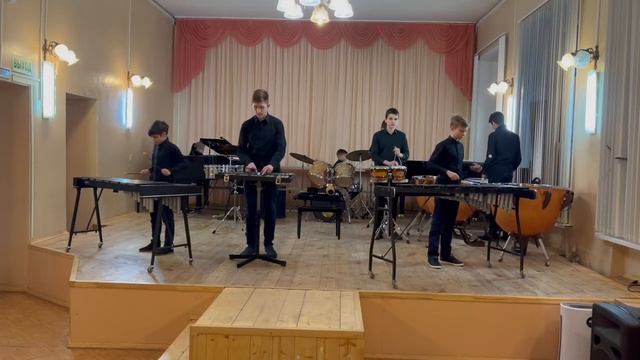Magic Sticks Percussion ensemble: И.С. Бах "Шутка" Ансамбль ударных инструментов смотреть онлайн