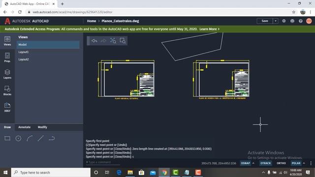 Crea y abre tus archivos de AutoCad Online donde quieras que vallas sin instalar el software. смотреть онлайн