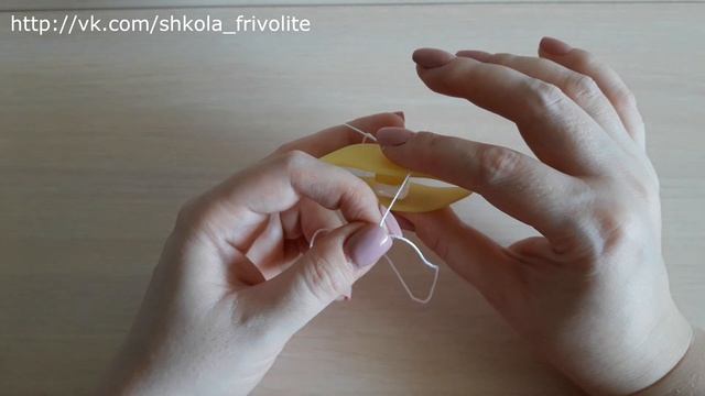 Как сплести узел фриволите челноком как сделать кольцо фриволите смотреть онлайн