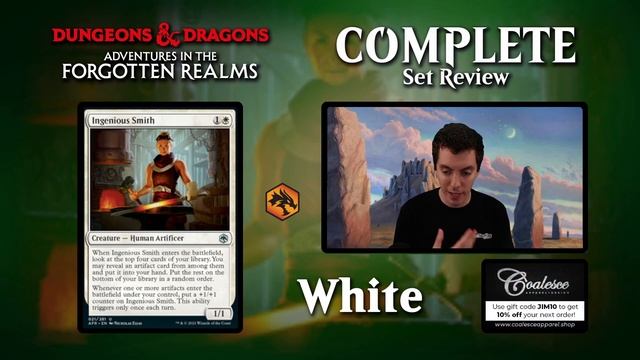 ⚪ Complete Set Review - Adventures in the Forgotten Realms - White Cards - Constructed And Limited смотреть онлайн