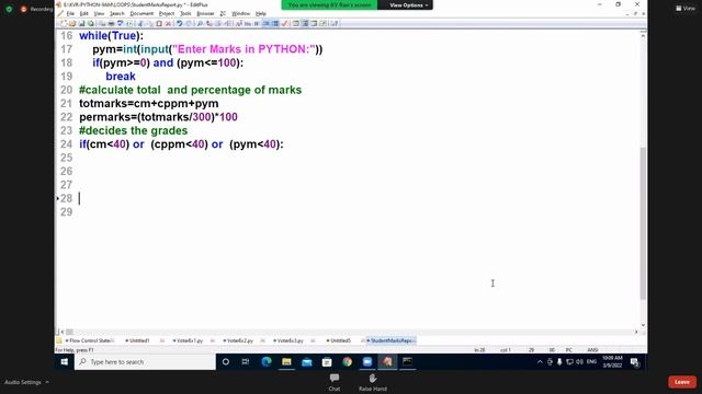 Python Programming | 09 03 22 | New Batch | New Course смотреть онлайн
