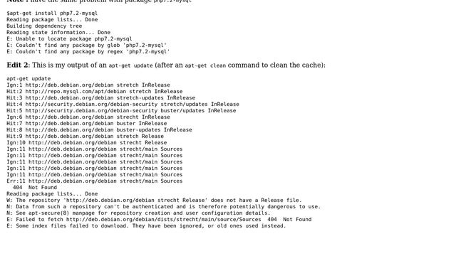 DevOps & SysAdmins: Debian 9 stretch with PHP 7.2: unable to install PDO PHP Extension смотреть онлайн