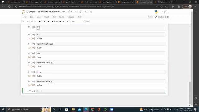 Operator in Python Part 2 : Comparison Operators смотреть онлайн