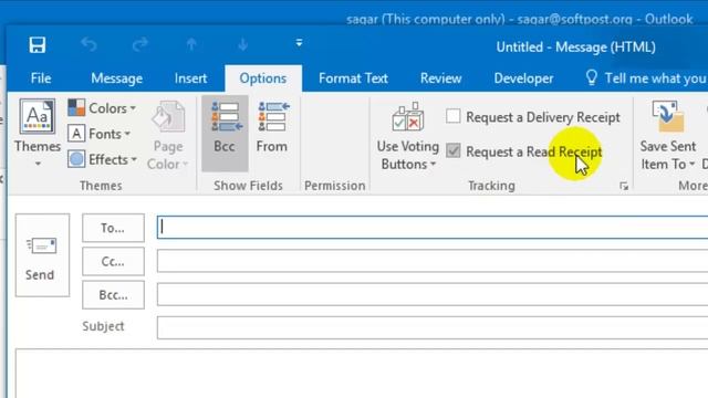 How to get a read receipt in Outlook смотреть онлайн