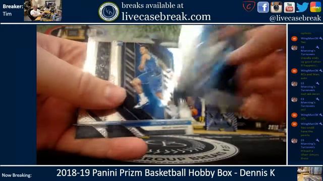 2018 19 Panini Prizm Basketball Hobby Box Break Dennis K смотреть онлайн