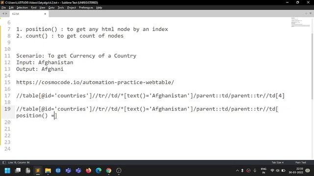 Avoid using index in XPath | Design Generic XPath using position() & count() functions in Selenium смотреть онлайн